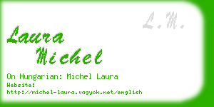 laura michel business card
